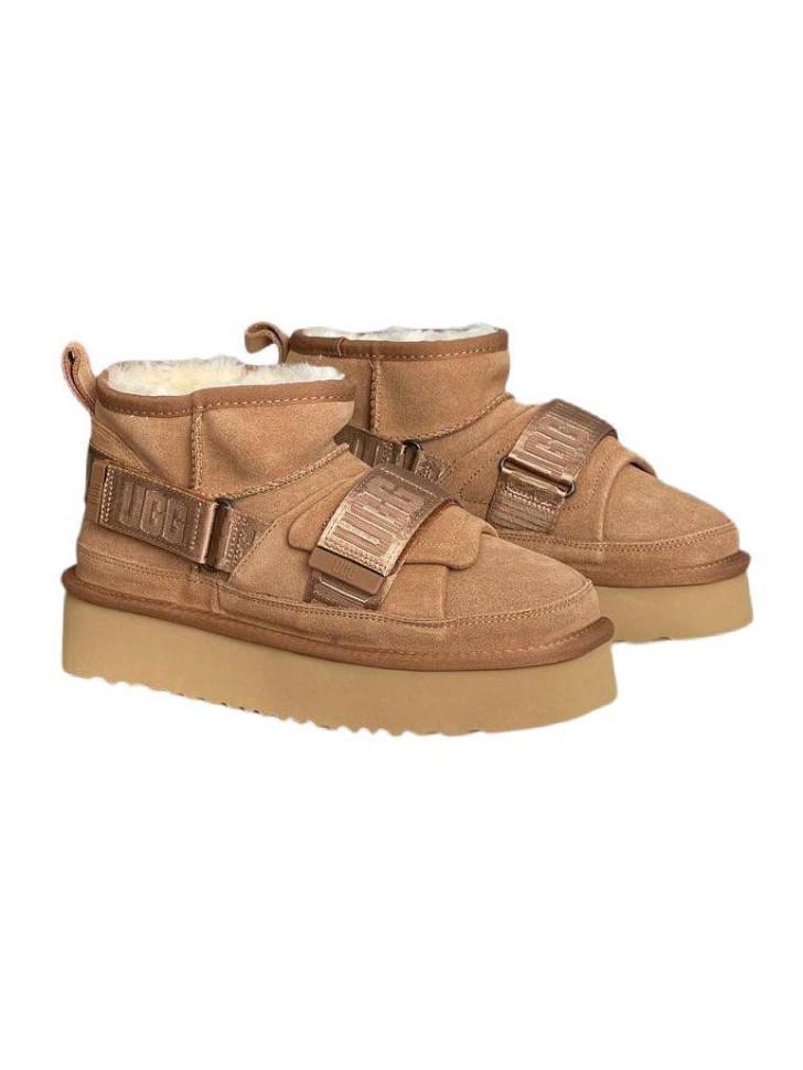 Уги жіночі UGG Ultra Mini Platform Hybrid Boots р. 38 Коричневий (13375)