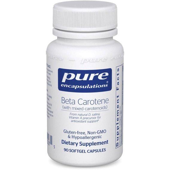 Витамин A Pure Encapsulations Beta Carotene 90 капс. (000003827)