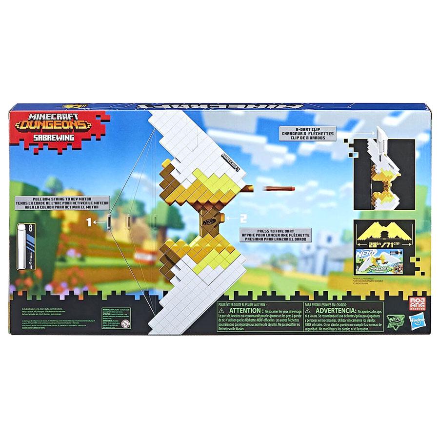 Бластер Nerf Minecraft Sabrewing (F4733) - фото 3 Бластер Nerf Minecraft Sabrewing (F4733) - фото 3