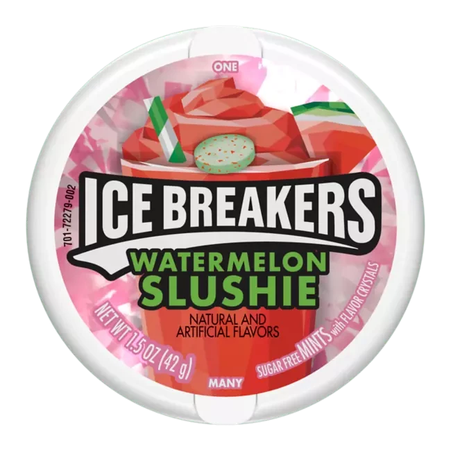 Льодяники драже Ice Breakers Watermelon Slushie Sugar Free Mints (2087902287)