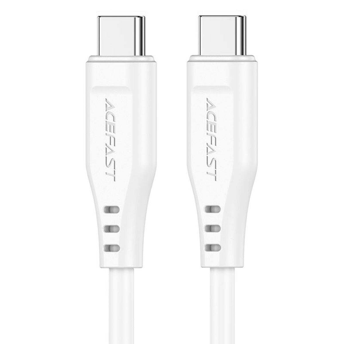 Кабель Acefast C3-03 USB-C to USB-C 1,2 м PD 60 Вт White