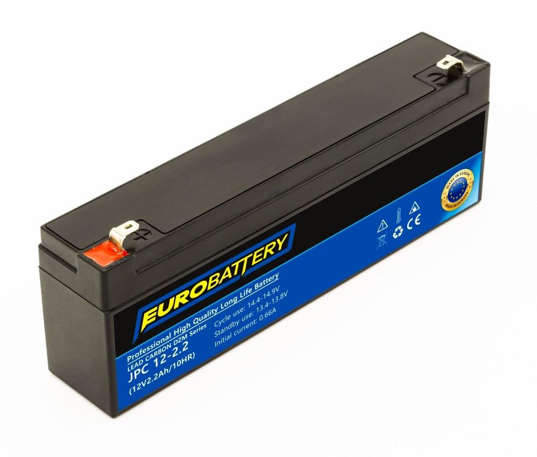 Аккумулятор для ИБП EuroBattery JPC12-2.2 DZM карбоновый 12V 2,2 Ач (633) - фото 1
