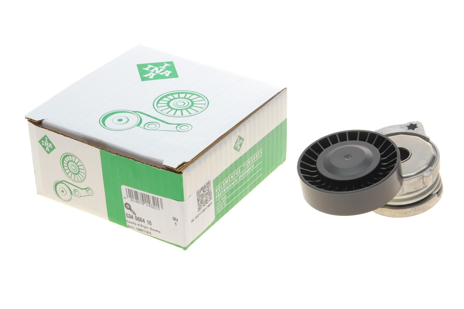 Натяжник ремня генератора INA Ford Mondeo/Volvo V50/V60/V70/S80 2.4/2.5D 06- (534 0604 10)