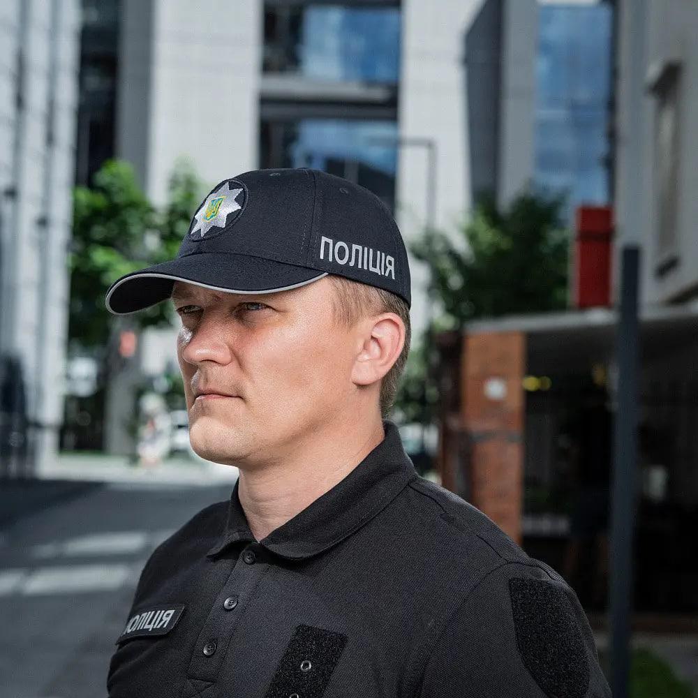 Бейсболка M-Tac з шевроном "ПОЛІЦІЯ" L/XL Темно-синій (40559015) - фото 7 Бейсболка M-Tac з шевроном "ПОЛІЦІЯ" L/XL Темно-синій (40559015) - фото 7
