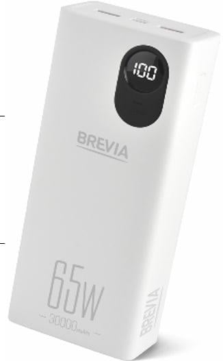 Повербанк Brevia 45365 30000 mAh 65W (13677303)