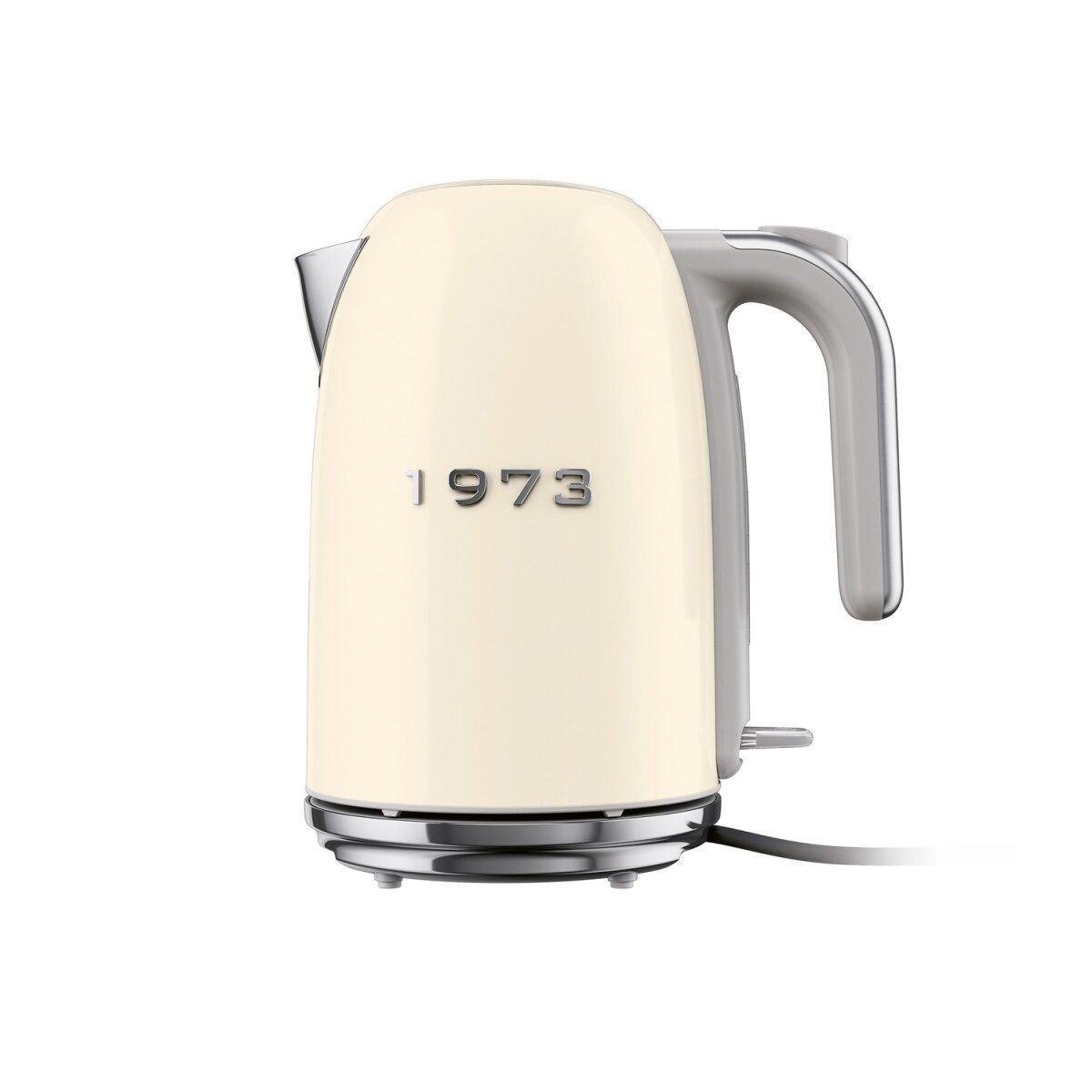 Чайник Silvercrest Chrome Retro 1973 SWKR 3100 A1 Кремовий - фото 1