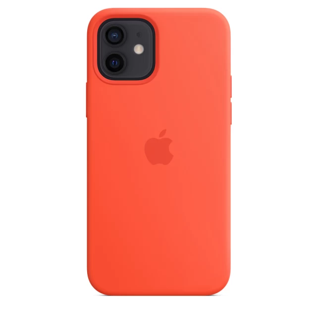 Оригинальный силиконовый чехол на Apple Iphone 12 / 12 Pro Orange Оригинальный силиконовый чехол на Apple Iphone 12 / 12 Pro Orange