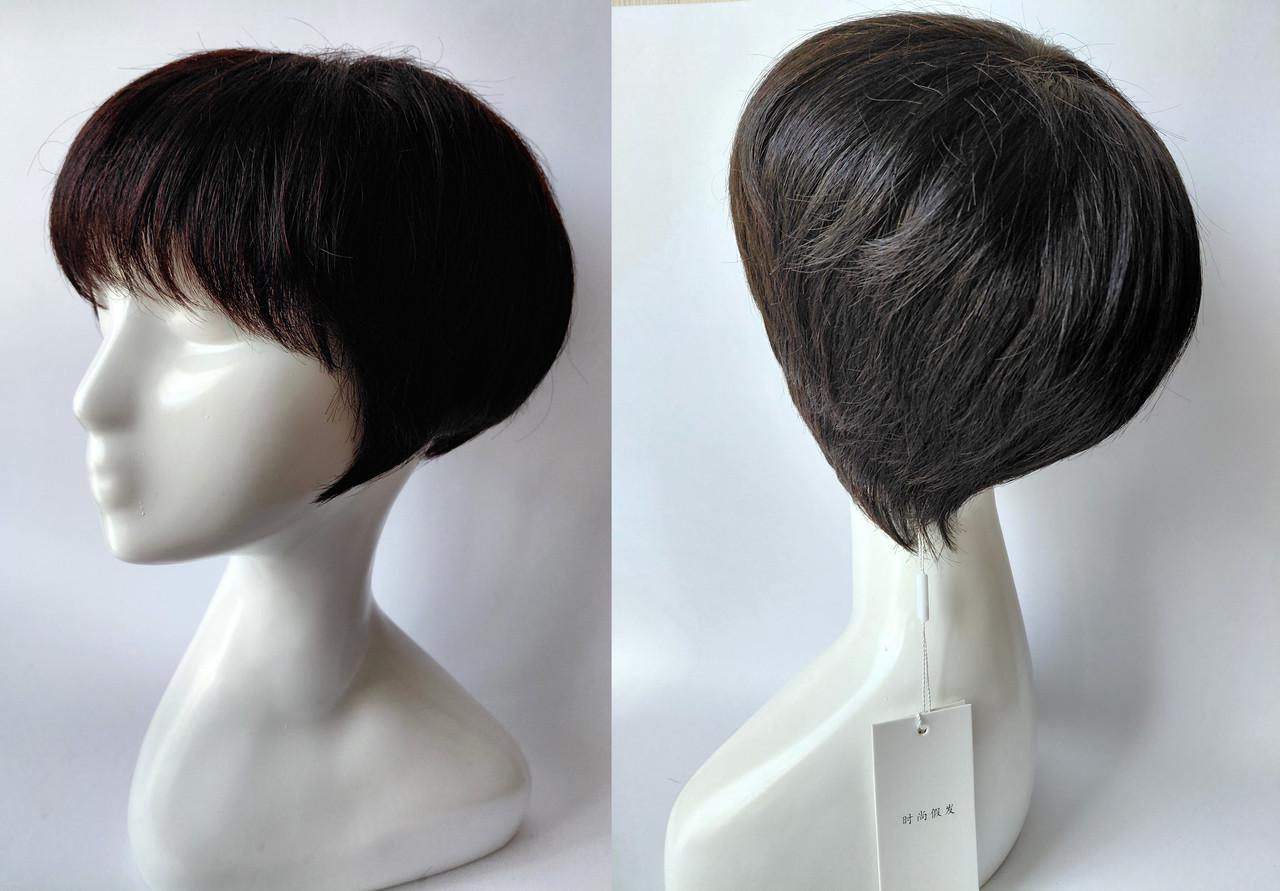 Парик из 100% натуральных волос боб каре Черный (2765923833) - фото 4 Парик из 100% натуральных волос боб каре Черный (2765923833) - фото 4