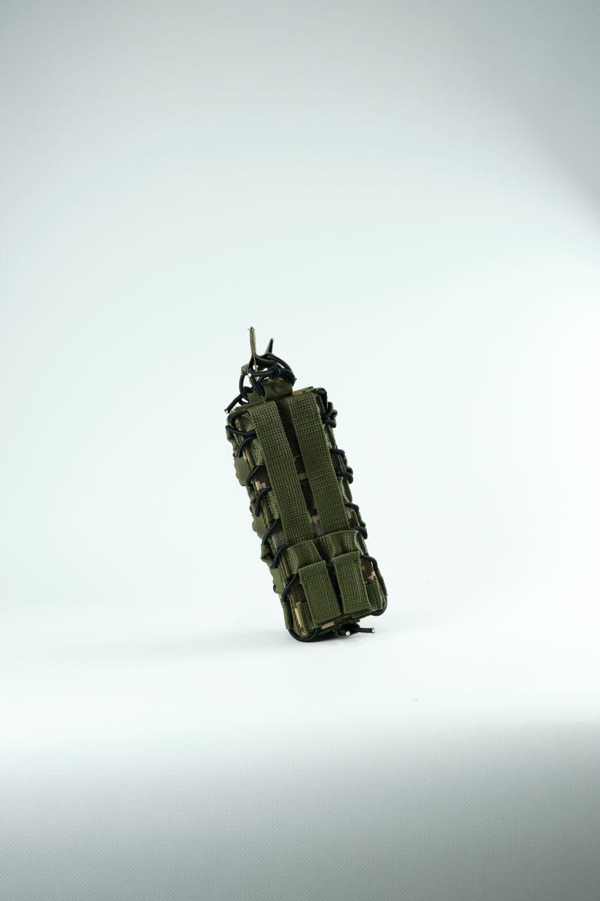 Подсумок под два магазина для РПК РКК открытого типа с пластиковыми вставками (К008) - фото 4 Подсумок под два магазина для РПК РКК открытого типа с пластиковыми вставками (К008) - фото 4