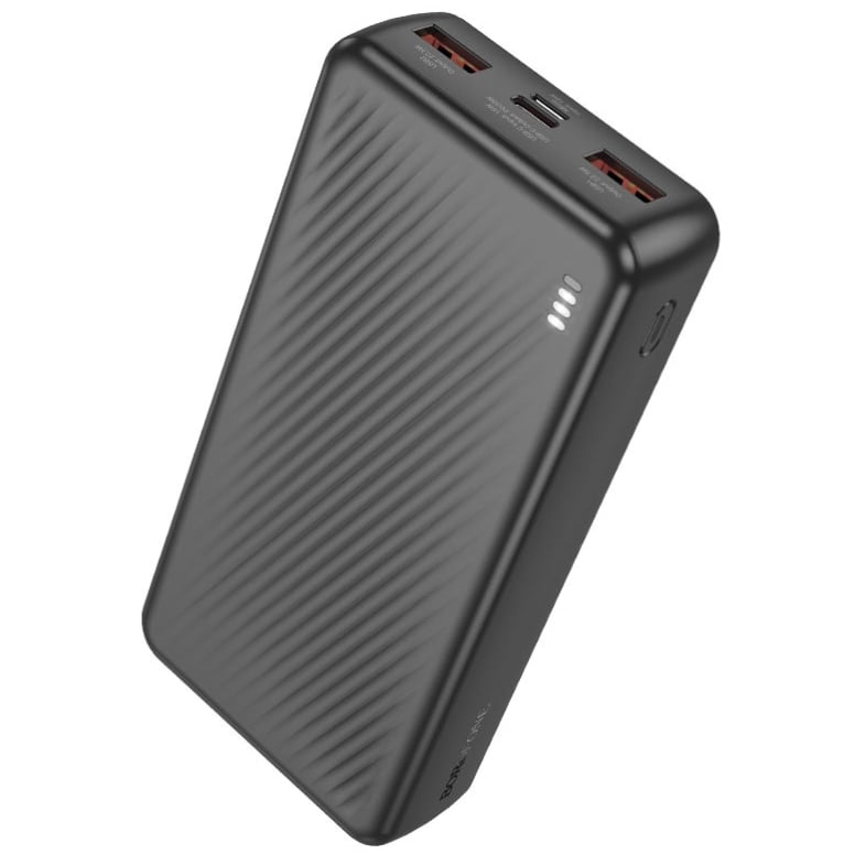 Повербанк BOROFONE BJ56A Graceful 20000 мАч 22,5 Вт с USB-C PD 20 Вт QC 3.0 2 USB-A LED-индикатором (39228185) Повербанк BOROFONE BJ56A Graceful 20000 мАч 22,5 Вт с USB-C PD 20 Вт QC 3.0 2 USB-A LED-индикатором (39228185)