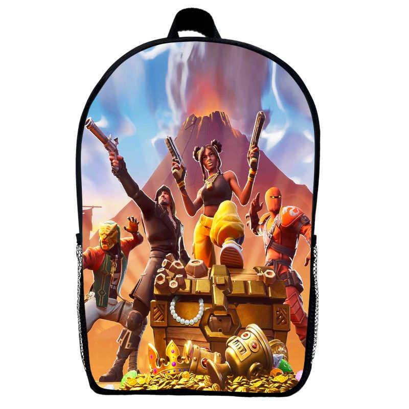 Школьный рюкзак Fortnite 08 39х27х14 см 14 л Черный (2364861575)