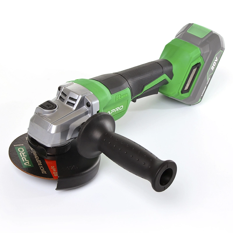 Болгарка Apro 20AGB безщіткова 20 В 125 мм кейс/без АКБ (895101)