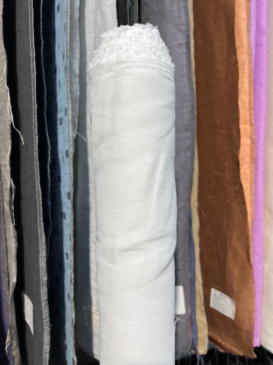 Ткань костюмная LINEN PLUS 100% лен 150 см Белый - фото 5 Ткань костюмная LINEN PLUS 100% лен 150 см Белый - фото 5