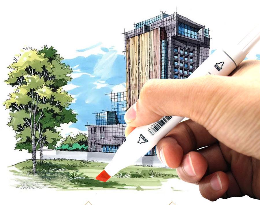 Маркеры Touchfive для интерьерного скетчинга 30 цветов (TOUCHFIVE-30-DI) - фото 4 Маркеры Touchfive для интерьерного скетчинга 30 цветов (TOUCHFIVE-30-DI) - фото 4