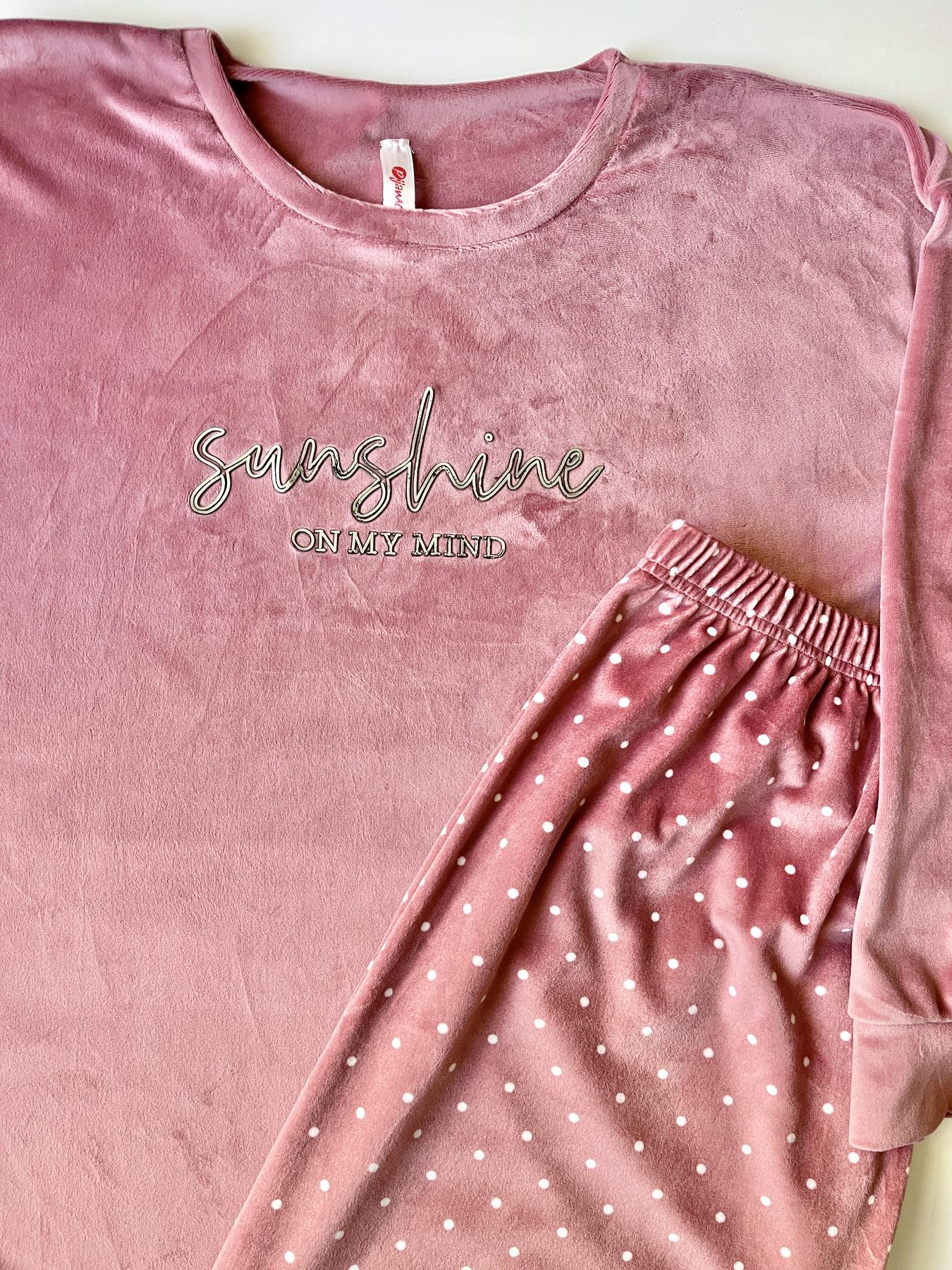 Пижама-костюм из велюра Sunshine Горошек 5XL (PJ4230-2) - фото 3 Пижама-костюм из велюра Sunshine Горошек 5XL (PJ4230-2) - фото 3