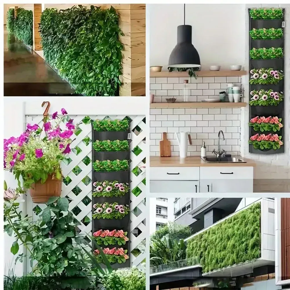 Мешок подвесной для растений на 7 карманов (30658672) - фото 5