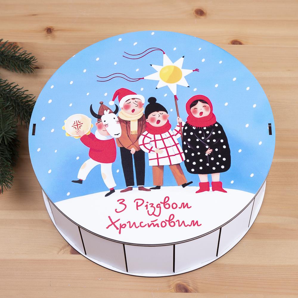 Коробка круглая Коляда 27 см (5587-42)