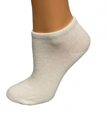 Шкарпетки жіночі демісезонні короткі Roff шерсть р. 38-40 Молочний (26750)