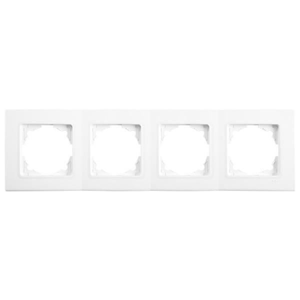 Рамка четырехместная Viko Linnera Белый (00000012554) Рамка четырехместная Viko Linnera Белый (00000012554)