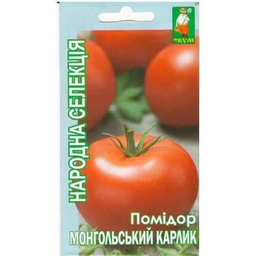 Семена Кум Народная Селекция томат Монгольский карлик 30 шт. ультраранний/низкорослый/красный/для открытого грунта Семена Кум Народная Селекция томат Монгольский карлик 30 шт. ультраранний/низкорослый/красный/для открытого грунта