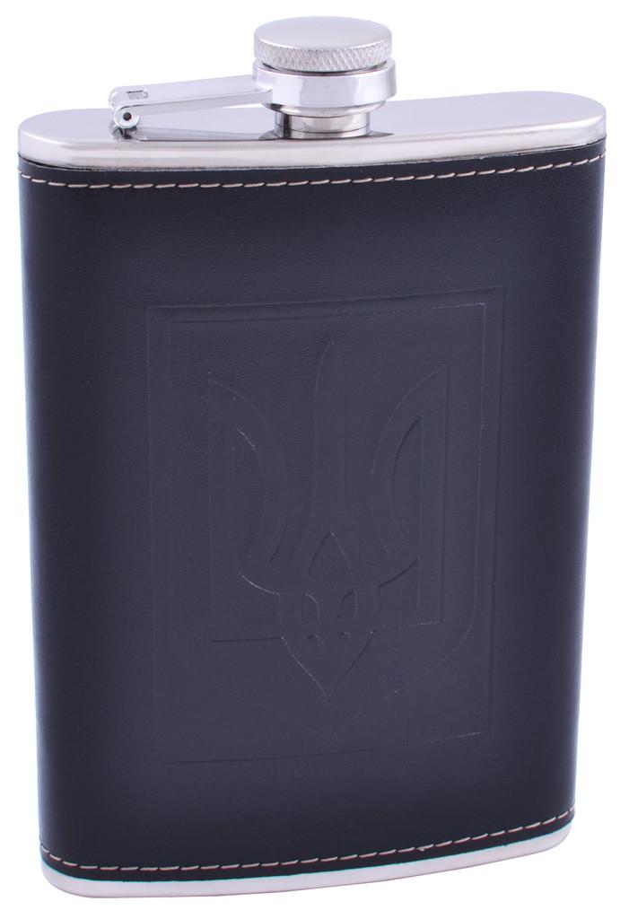 Фляга Ukraine Only 265 мл нержавеющая сталь Черный