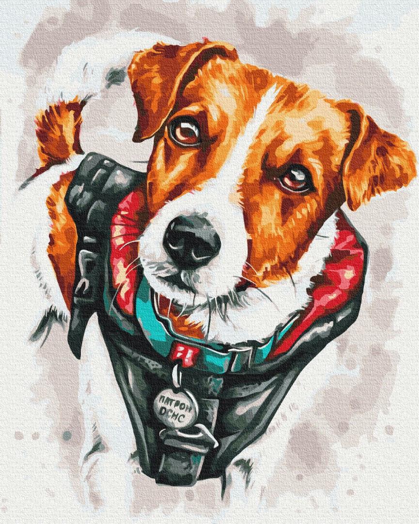 Картина по номерам Brushme Пес Патрон защитник 40х50 см