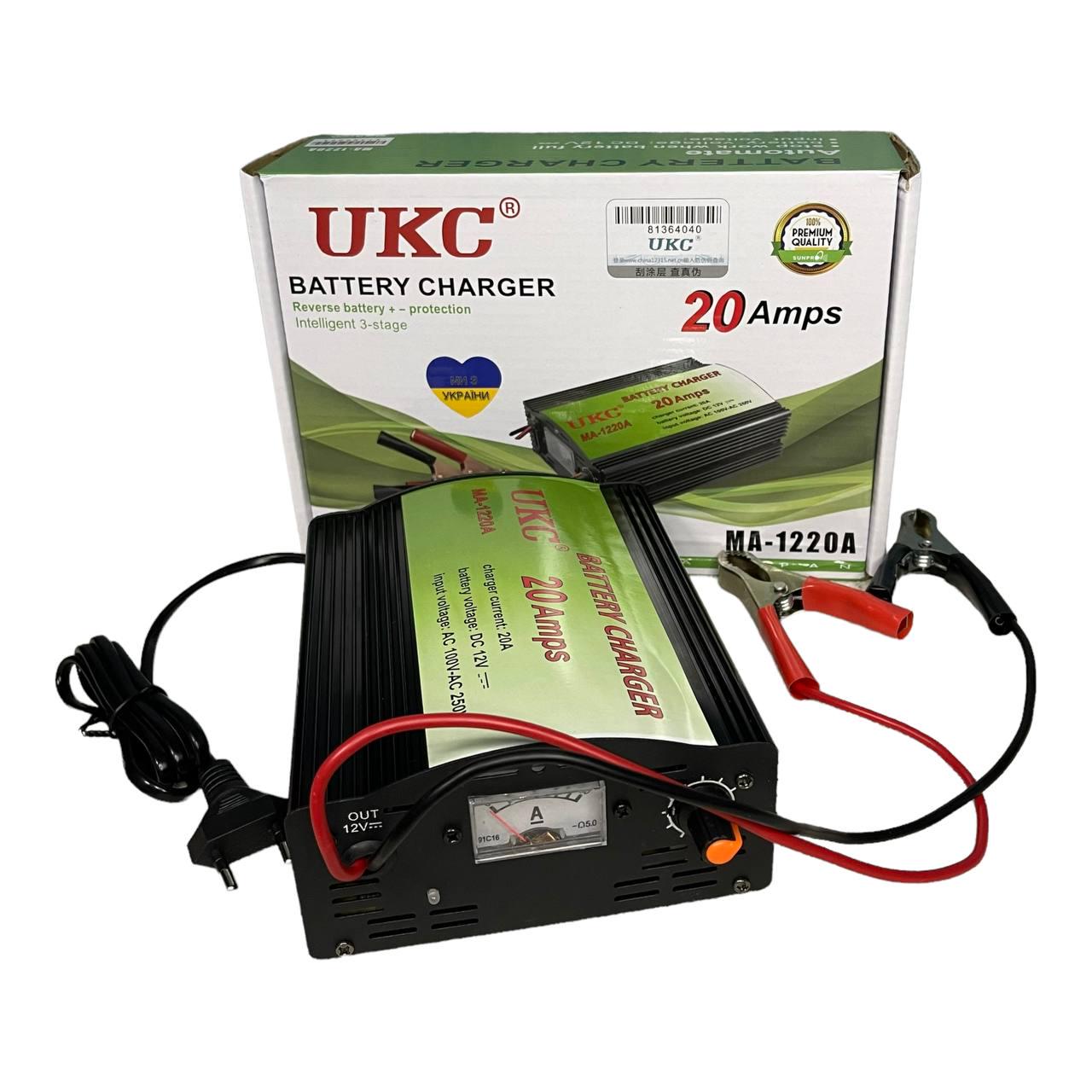 Зарядний пристрій для акумулятора автомобіля UKC Battery Charger 20 A (546547625343) - фото 5