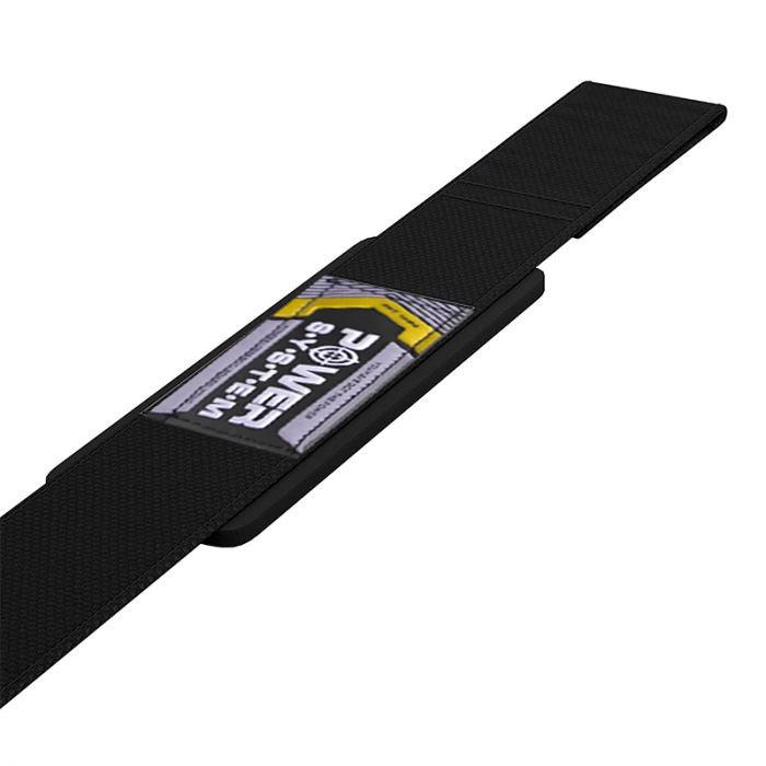 Лямки для тяги Power System PS-3400 Power Straps Black/Yellow (21398852) - фото 4