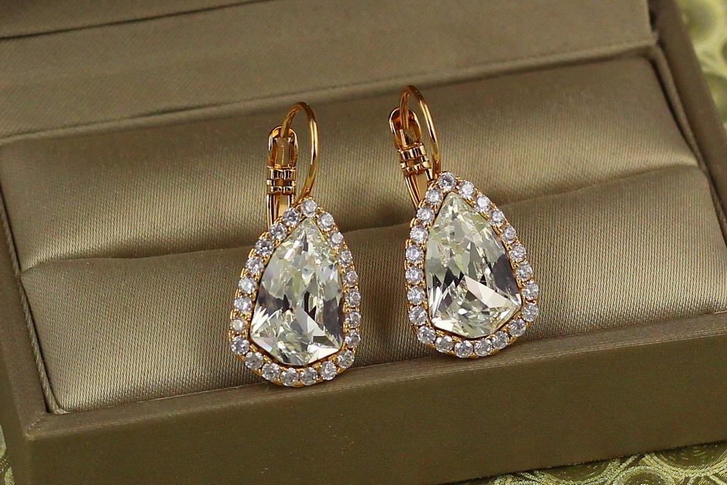 Серьги Xuping Jewelry монархиня 2,6 см Золотистый (28005574)