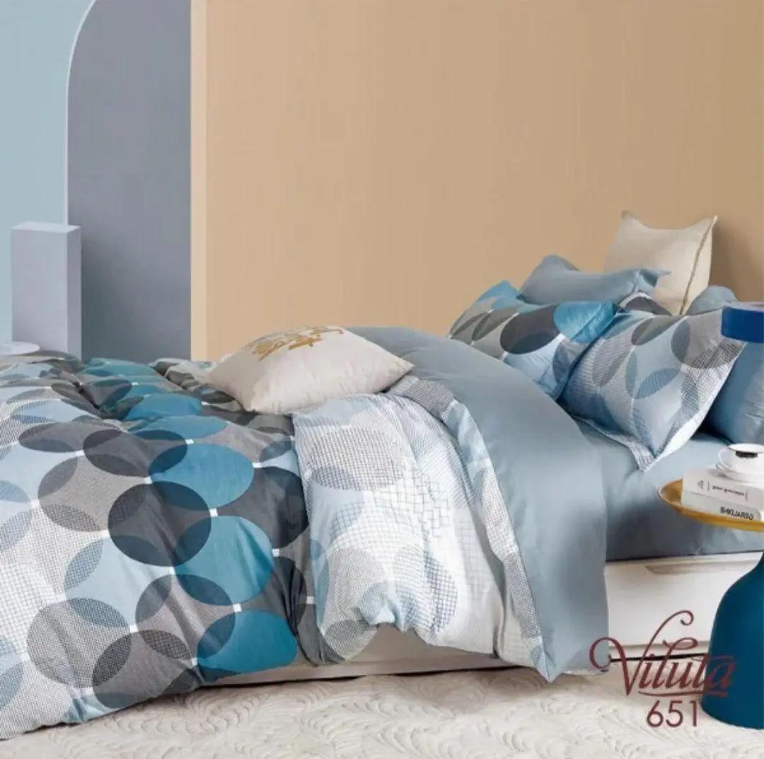 Комплект постельного белья Viluta Twill 651 полуторный сатин (1369)