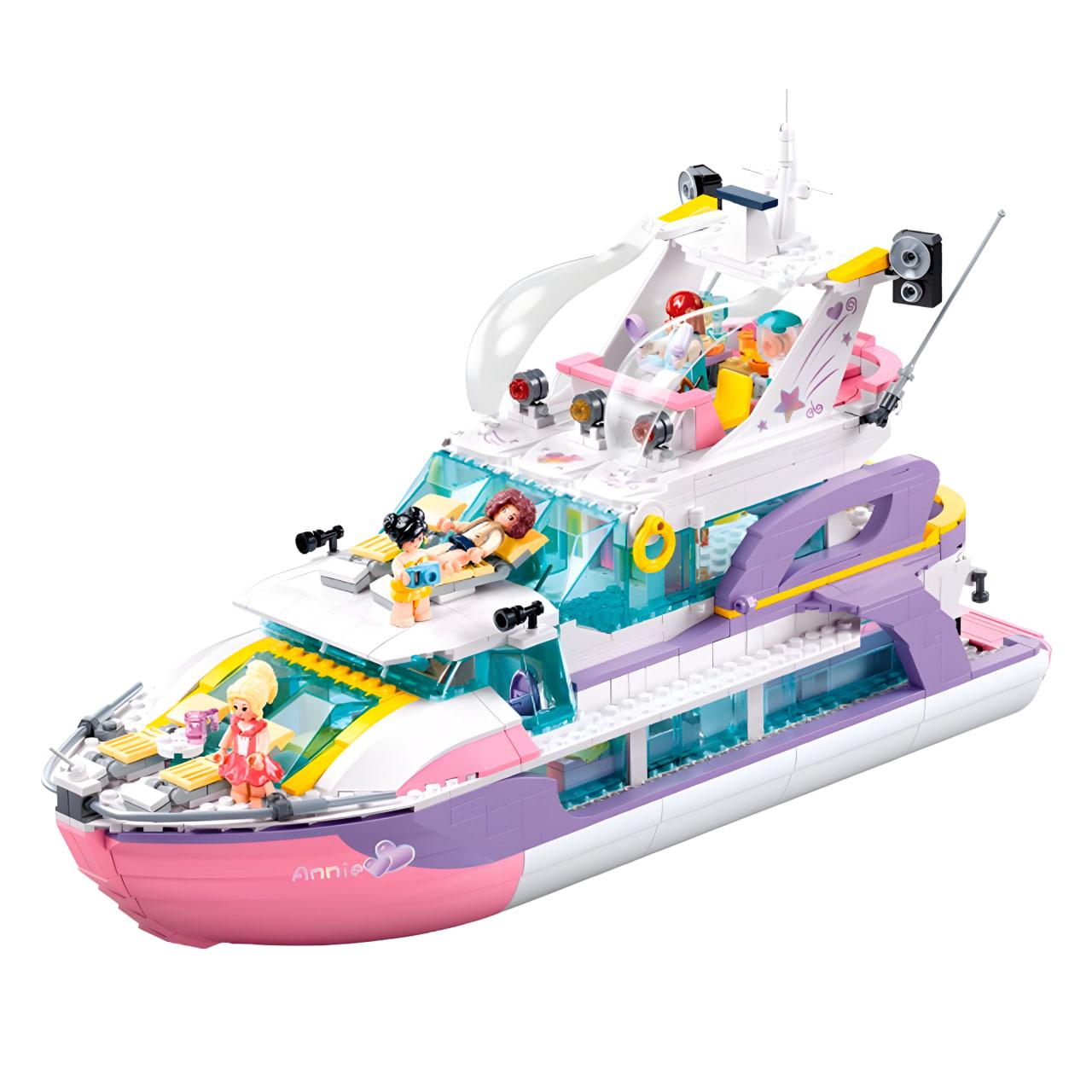 Конструктор Sluban Катер 1108 деталей (M38-B1167) - фото 1 Конструктор Sluban Катер 1108 деталей (M38-B1167) - фото 1