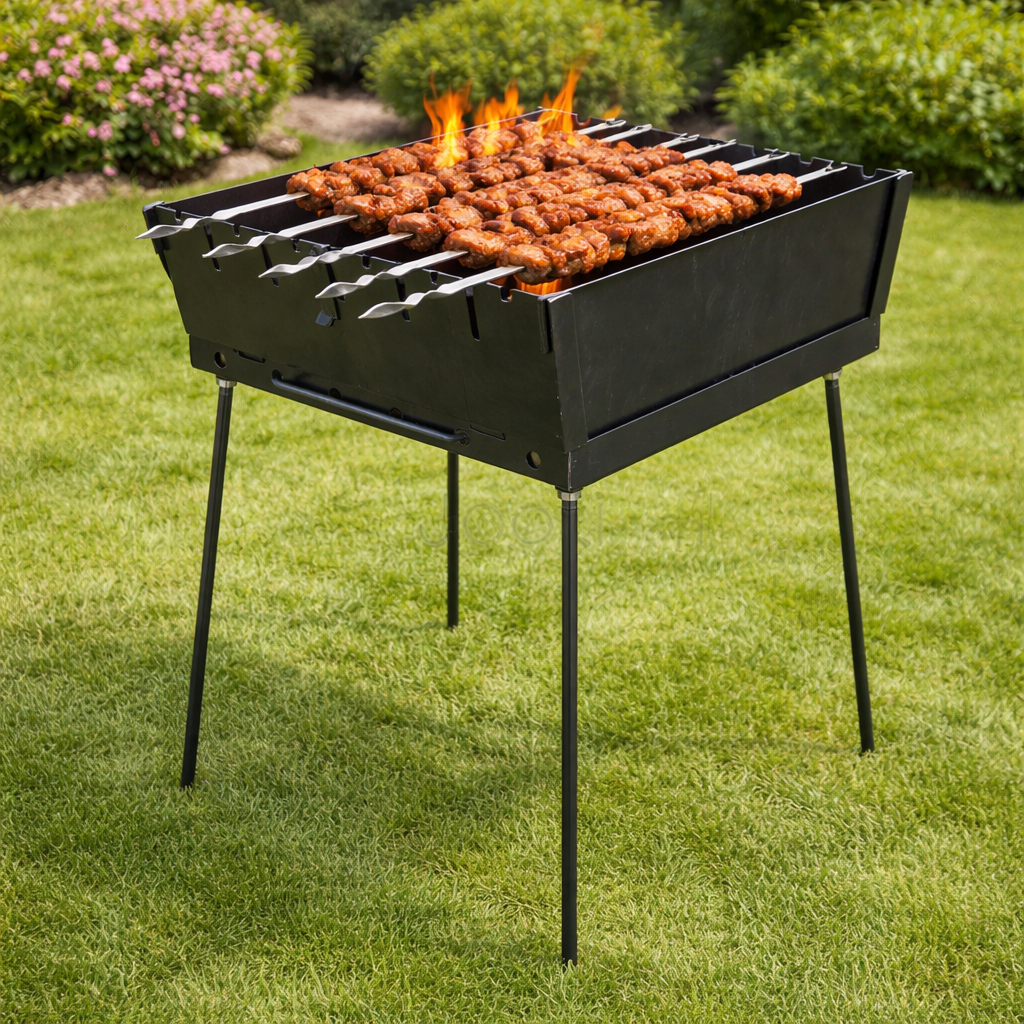 Мангал-чемодан Jooki Пегас на 6 шампуров 3 мм (10089)