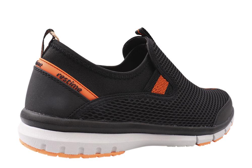 Кросівки чоловічі Restime з текстилю на низькому ходу р. 38 Чорний (164-21/22LK) - фото 6