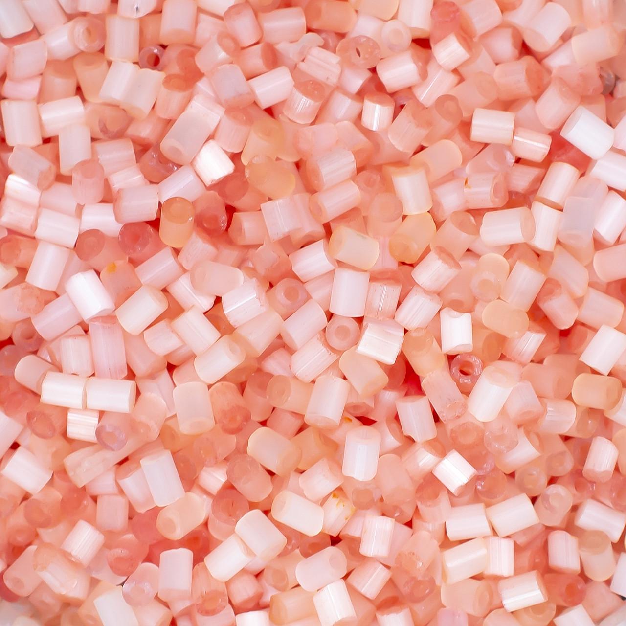 Бисер Рубка сатин 2 мм 25 г Коралловый (БР0002р26)