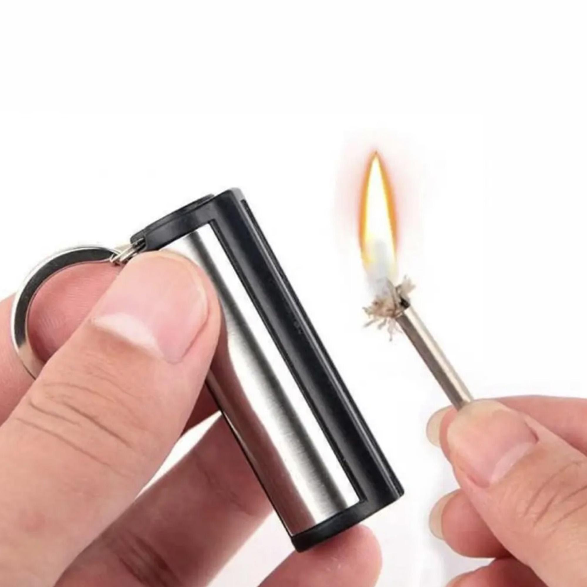 Огниво портативное Matchstick Fire Starter для зажигания огня Серебристый (987461) - фото 3