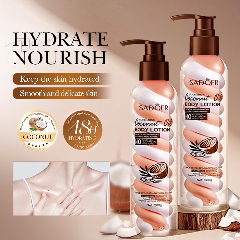 ᐉ Лосьон для тела SADOER Coconut Oil Body Lotion 200 мл (0306011