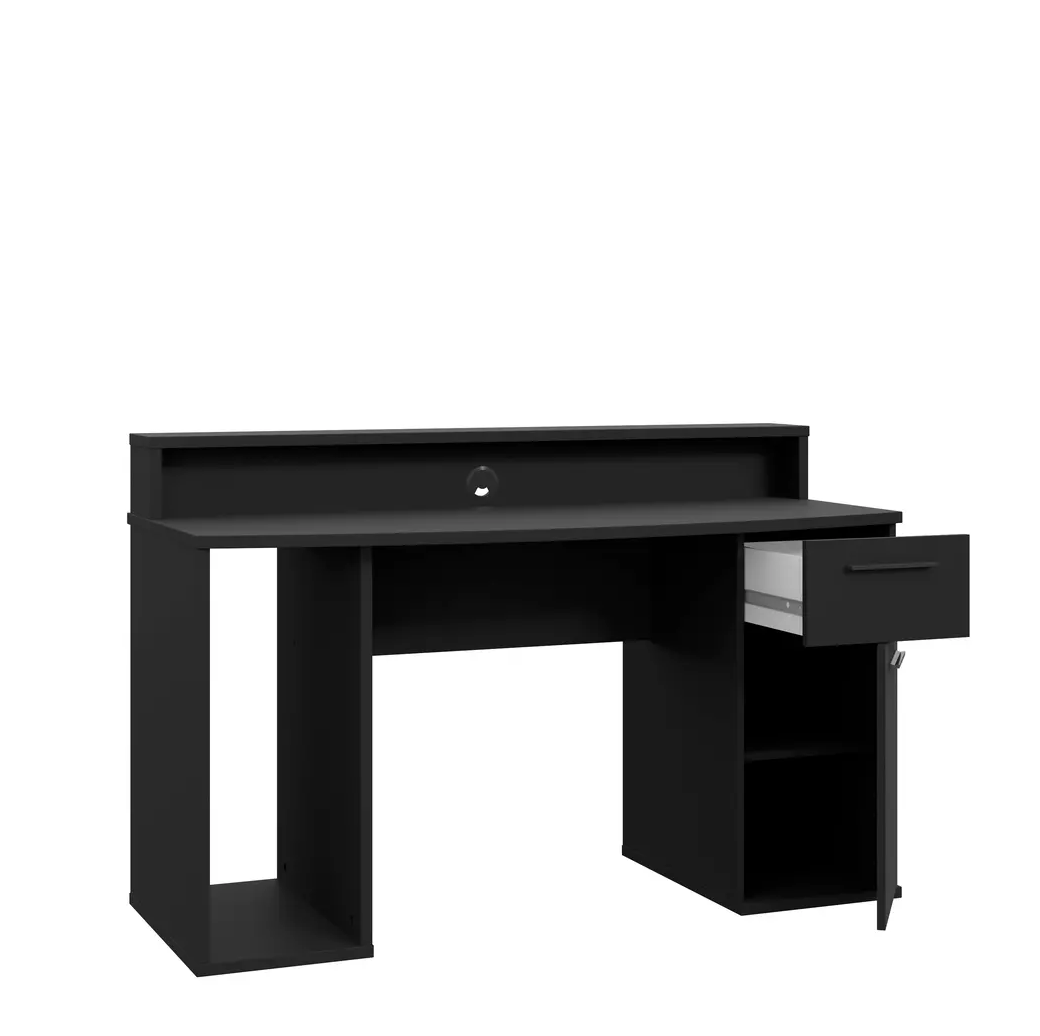 Компьютерный стол игровой ИгроСфера с LED подсветкой Черный (MS905) - фото 4