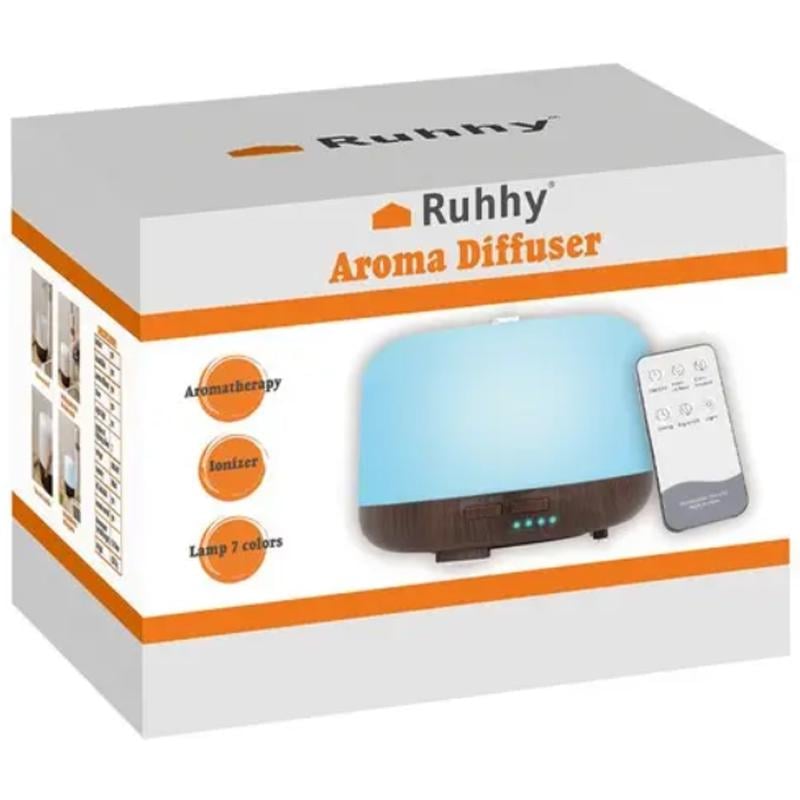 Зволожувач повітря Ruhhy 11056 електричний та ароматичний дифузор з таймером підсвічуванням та пультом Brown - фото 6 Зволожувач повітря Ruhhy 11056 електричний та ароматичний дифузор з таймером підсвічуванням та пультом Brown - фото 6