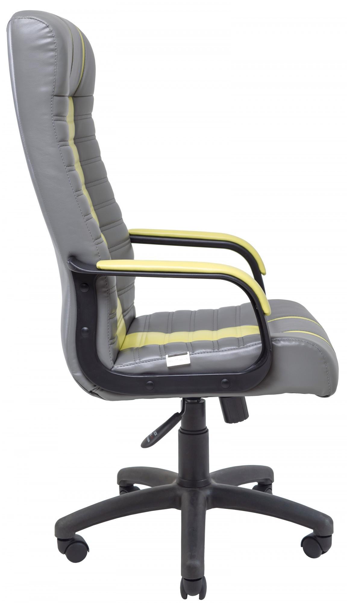 Крісло офісне комп'ютерне Atlant Лорд 21-14 Підлокітник Річ Пластик М1 Tilt Жовто-сірий - фото 3 Крісло офісне комп'ютерне Atlant Лорд 21-14 Підлокітник Річ Пластик М1 Tilt Жовто-сірий - фото 3