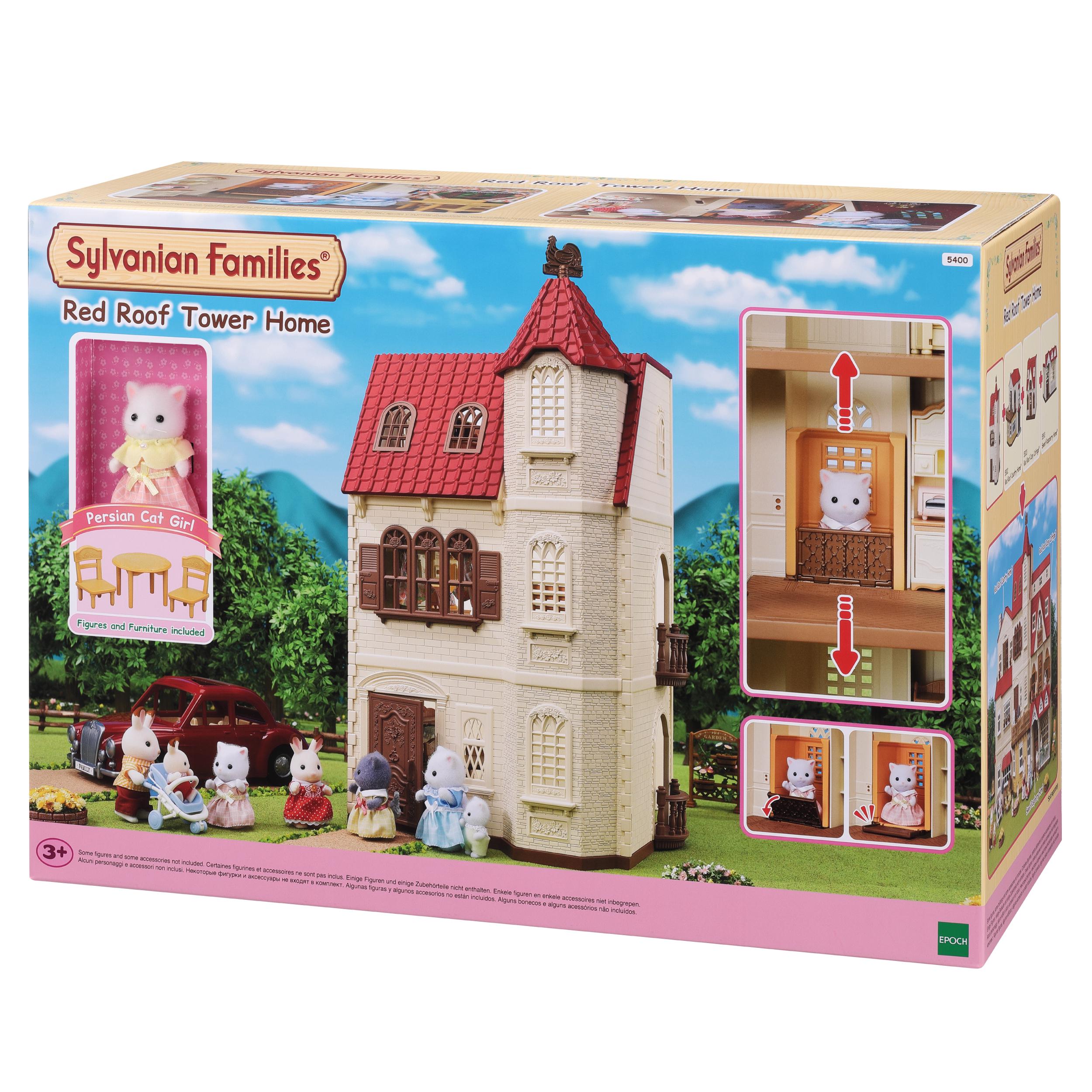 Игровой набор Sylvanian Families Трехэтажный дом с флюгером и лифтом (5400)