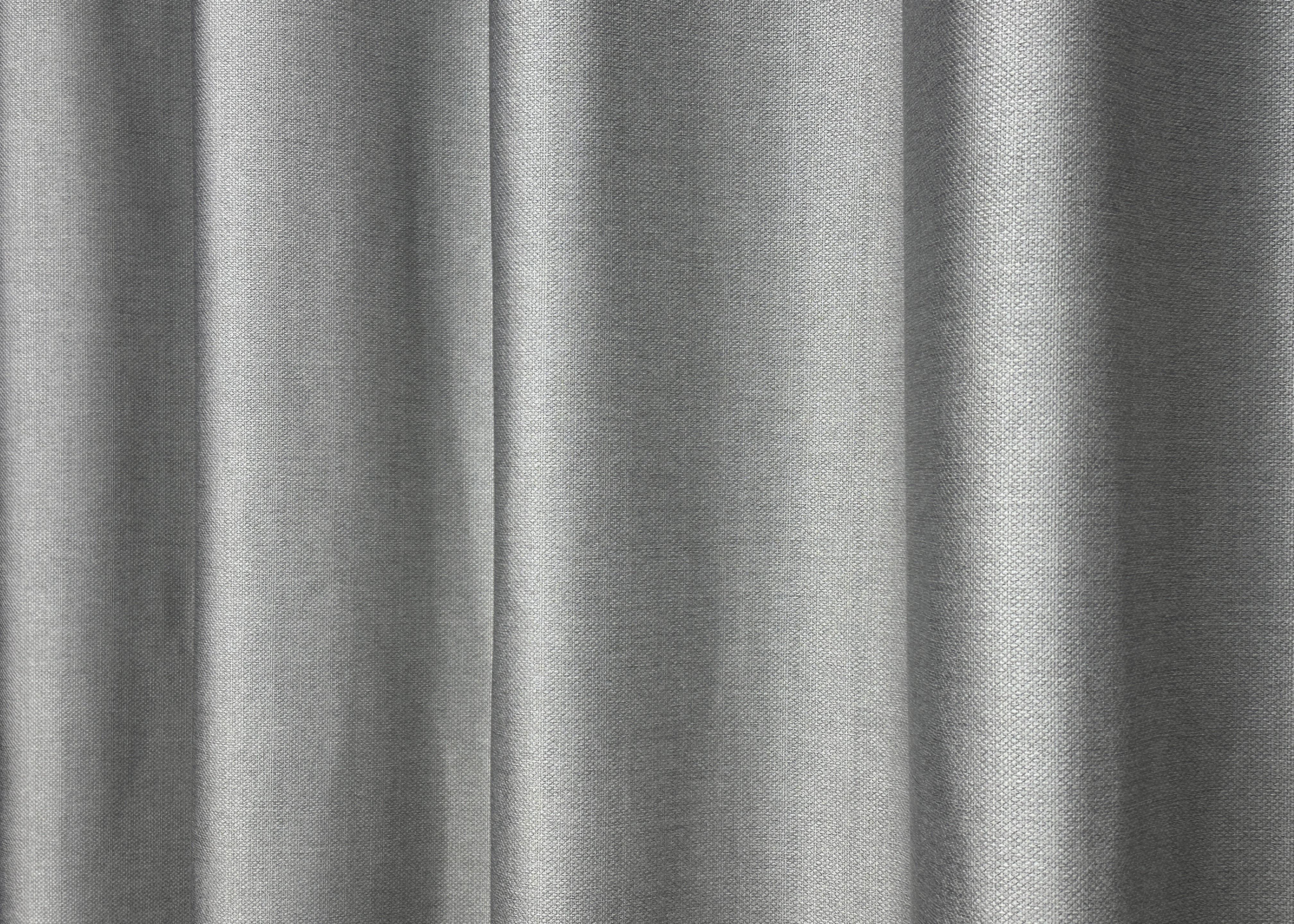 Комплект штор на люверсах VR-Textil Шенил однотонный № 1689ш 150х250 см 2 шт. Светло-серый (37-0244) - фото 8