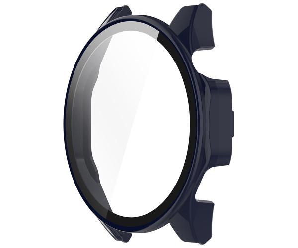 Чехол с защитным стеклом Protective Cover with Glass для Huawei Watch GT 4 46 мм Темно-синий