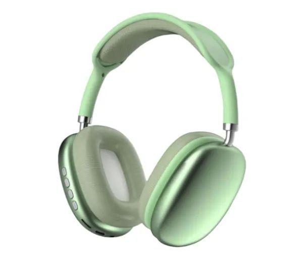 Наушники беспроводные P9 Max Bluetooth Green Наушники беспроводные P9 Max Bluetooth Green