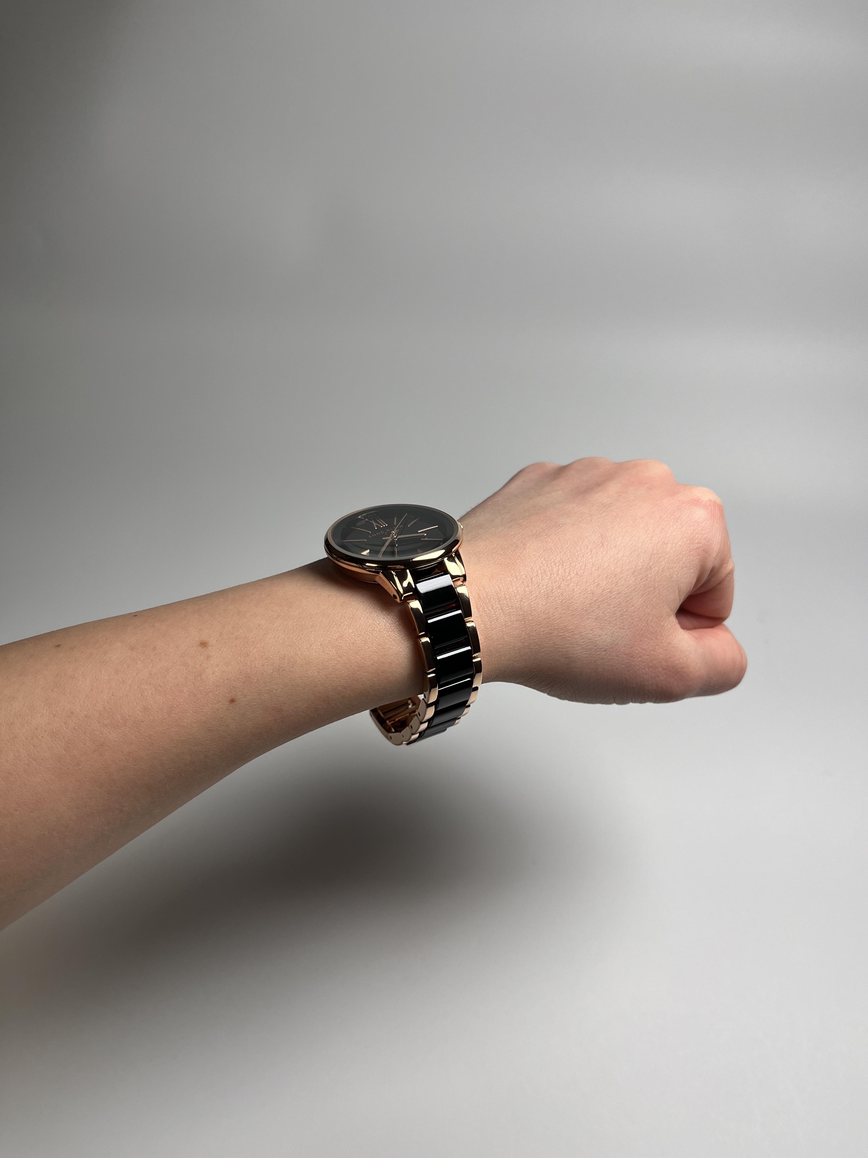 Часы женские наручные Anne Klein AK/1412BKRG Черный с золотистым (14125827) - фото 6