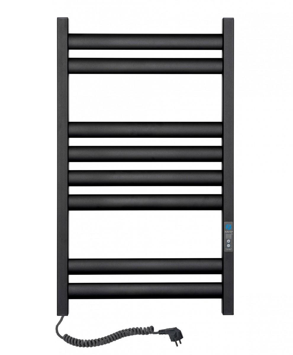 Полотенцесушитель электрический NAVIN Ellipse 500x800 мм регулятор с таймером слева