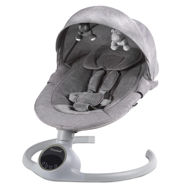 Детский шезлонг 2в1 Kidwell REVE Gray/Silver (PH00040) Детский шезлонг 2в1 Kidwell REVE Gray/Silver (PH00040)