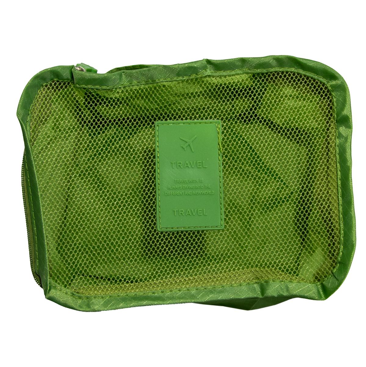 Набор органайзеров для чемодана Secret Pouch 6 шт. Зеленый (1009747-Green-8) - фото 2