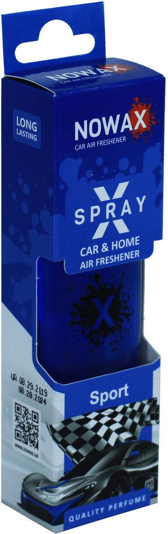 Ароматизатор для авто Nowax X Spray Sport на зеркало спрей 50 мл (0303307)