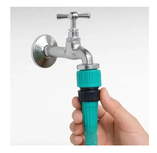 Шланг поливочный растягивающийся 15 м (45715-_346) - фото 2