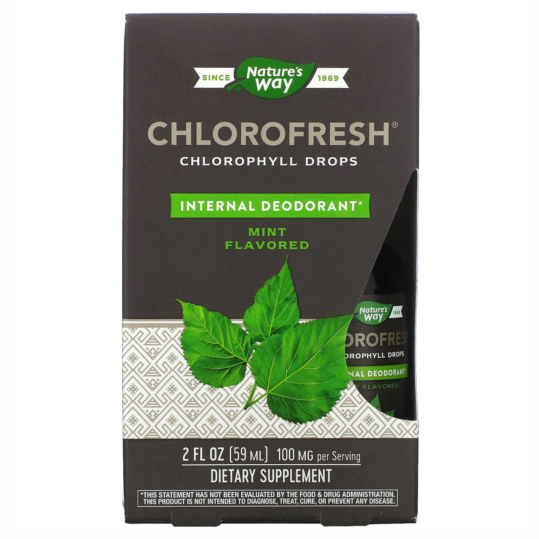 Натуральная добавка Chlorofresh Mint 40X Liquid 2 oz (2022-10-0614)